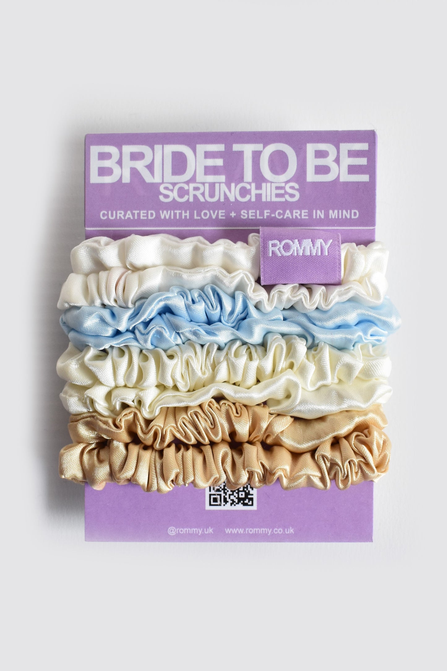 Bride To Be Skinny Scrunchie Set
