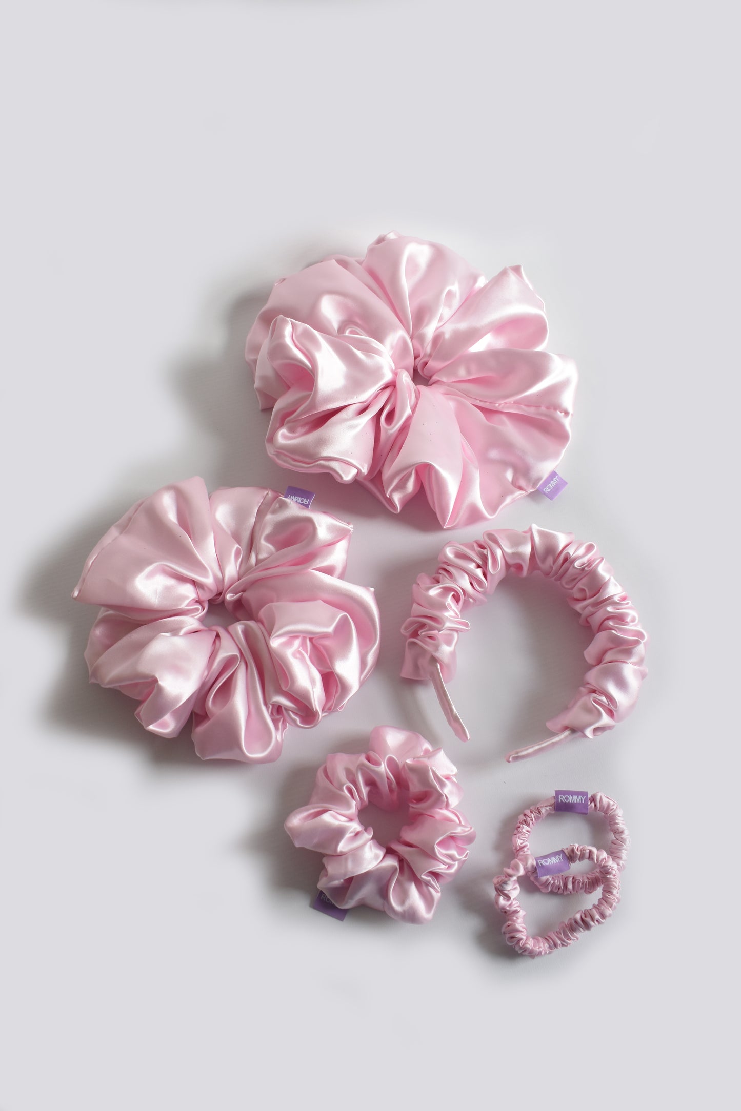 Pavlova Pink Scrunchie - Various Sizes