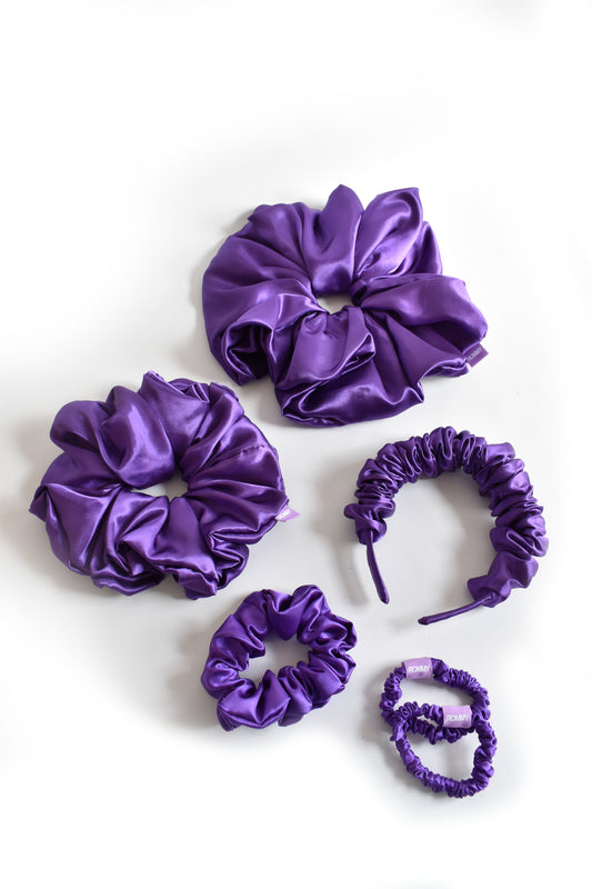 Parisian Purple Scrunchie - Various Sizes