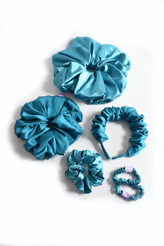Bahama Blue Scrunchie - Various Sizes