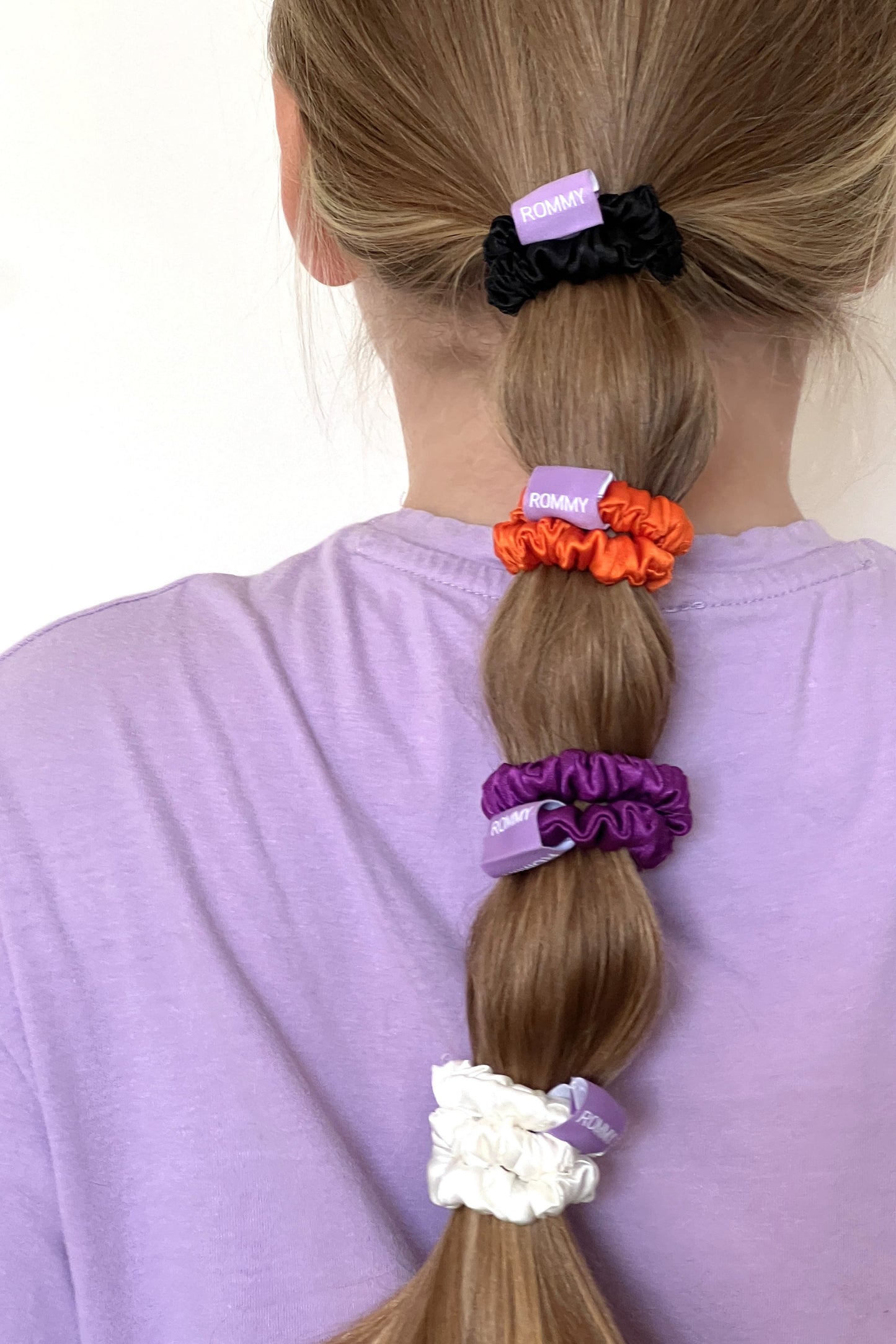 Papaya Orange Scrunchie - Various Sizes
