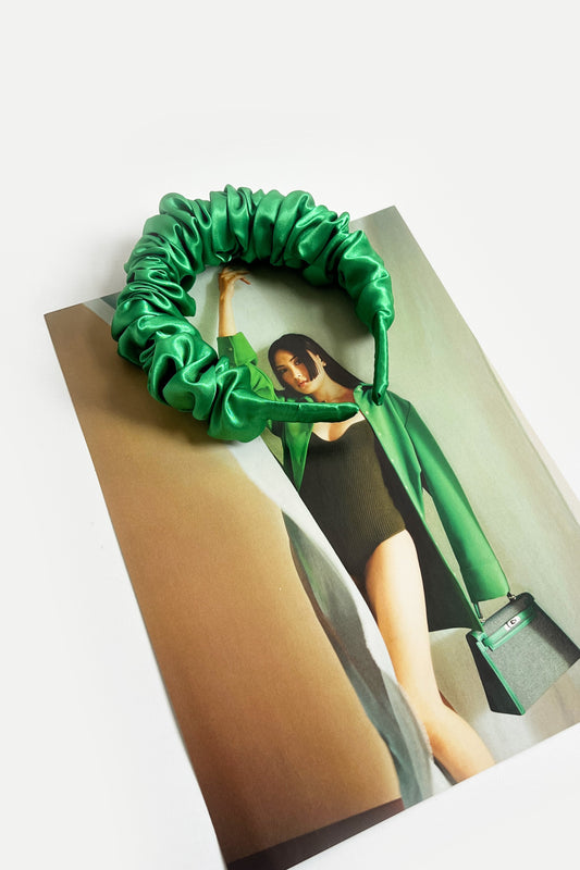 Headband Emerald Green - May Birthstone