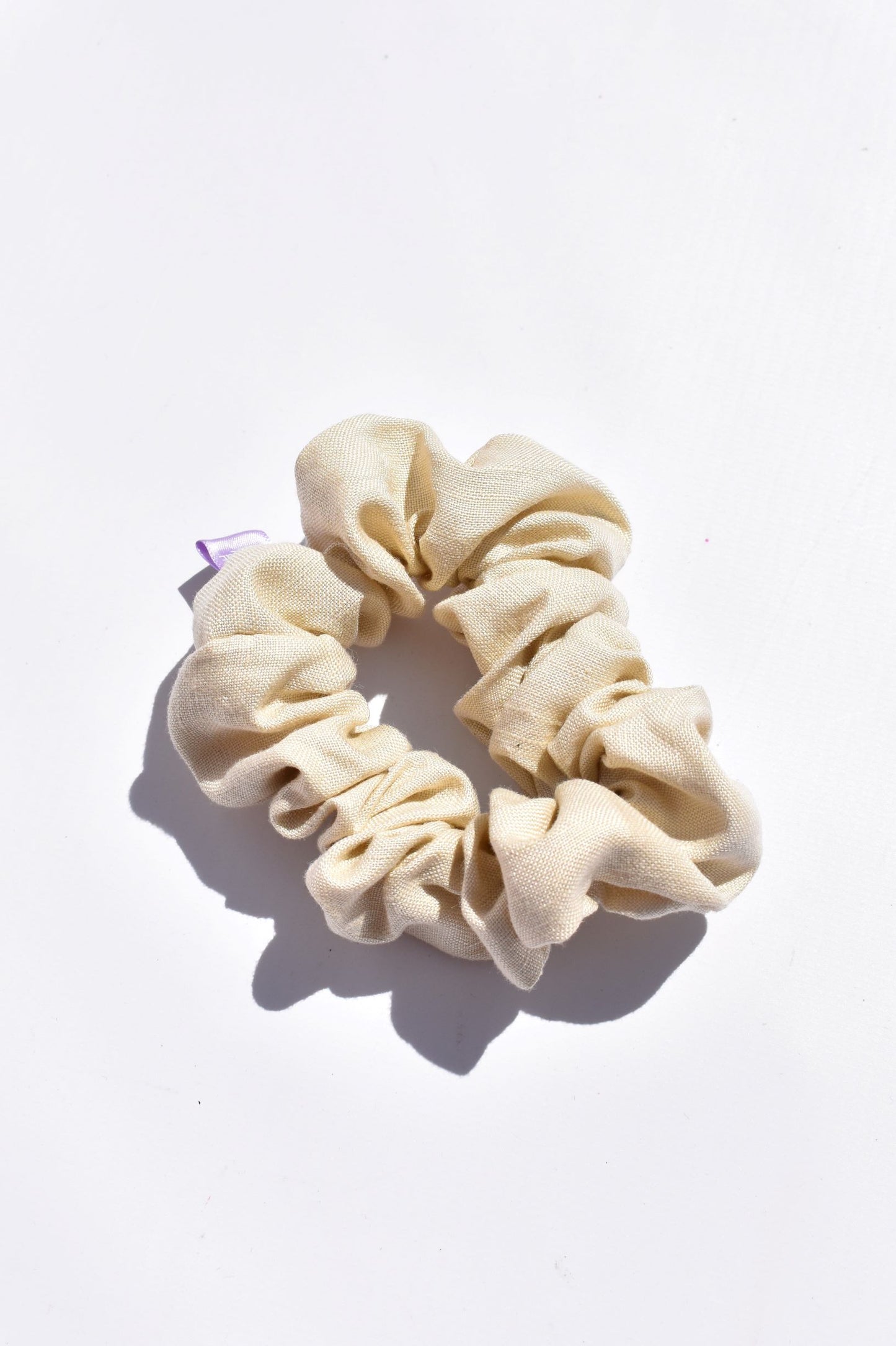 Creamy Linen Scrunchie - Various Sizes