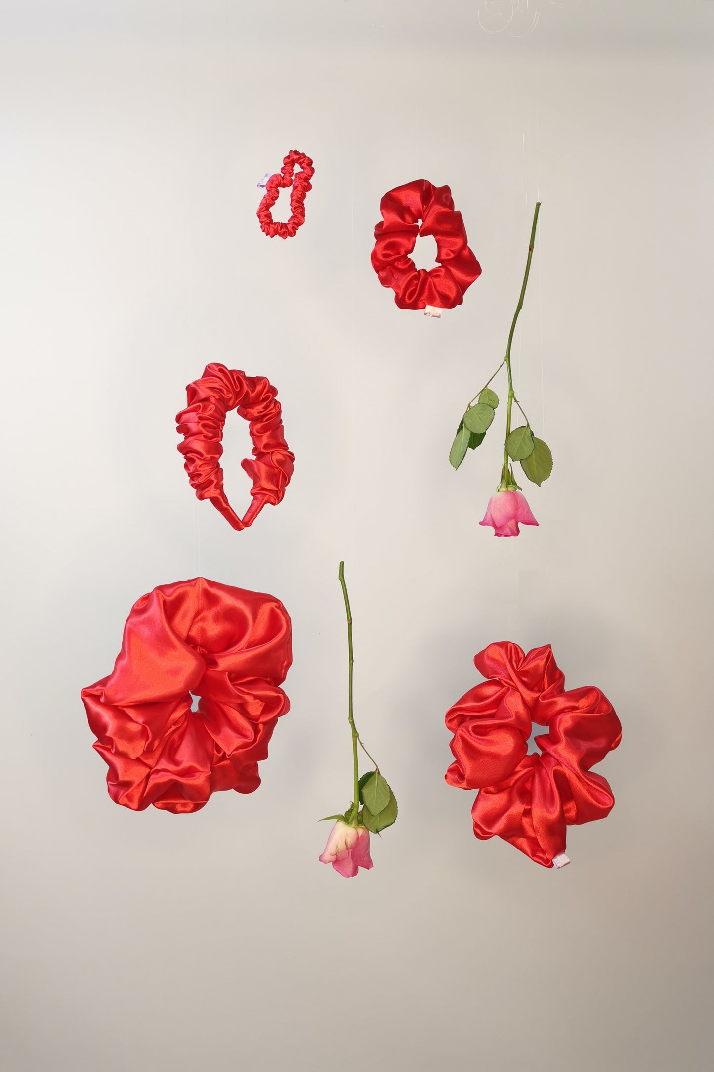 Ruby Red Scrunchie - Various Sizes