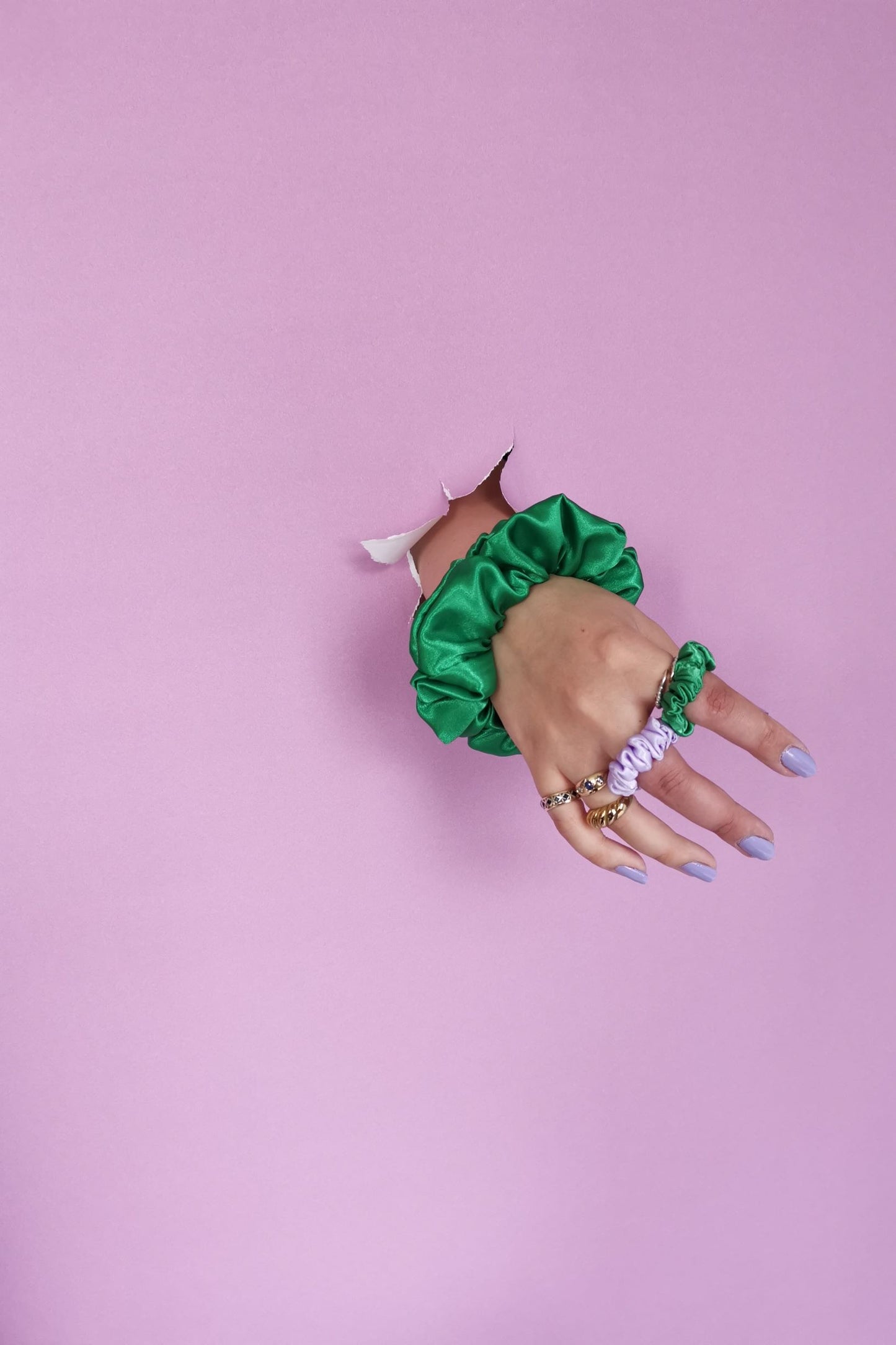 Plushie Scrunchie Ring - Various Colours