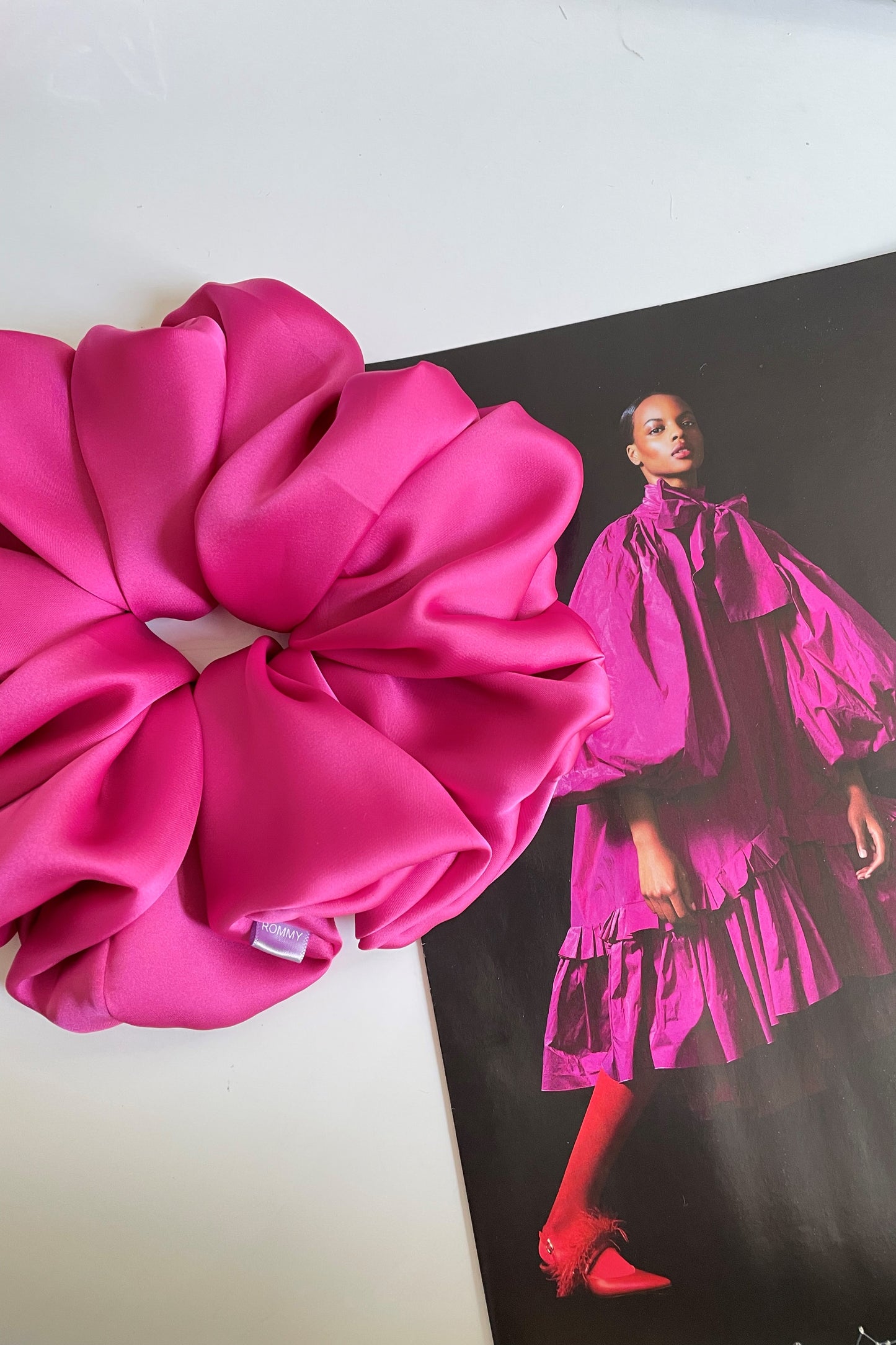 Fuchsia Pink Scrunchie - Various Sizes