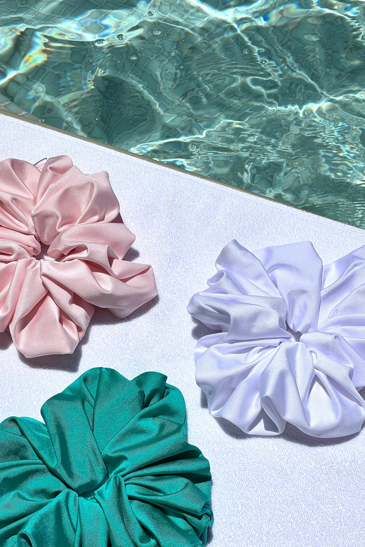 Poolside Swim Scrunchie Set