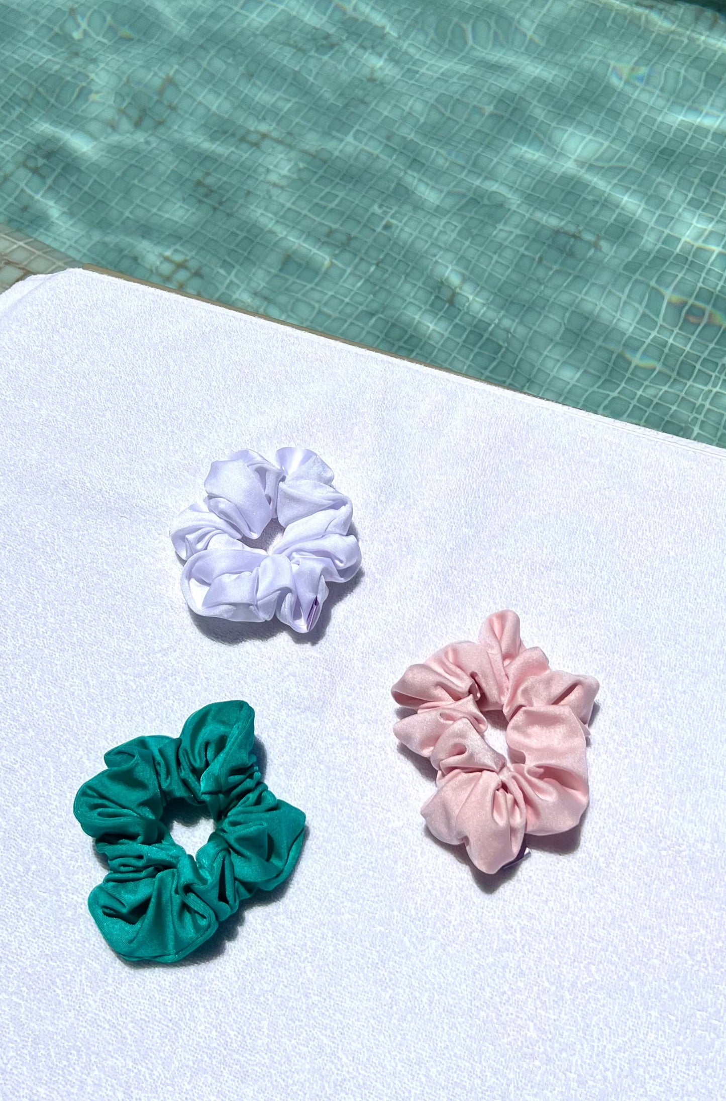 Poolside Swim Scrunchie Set
