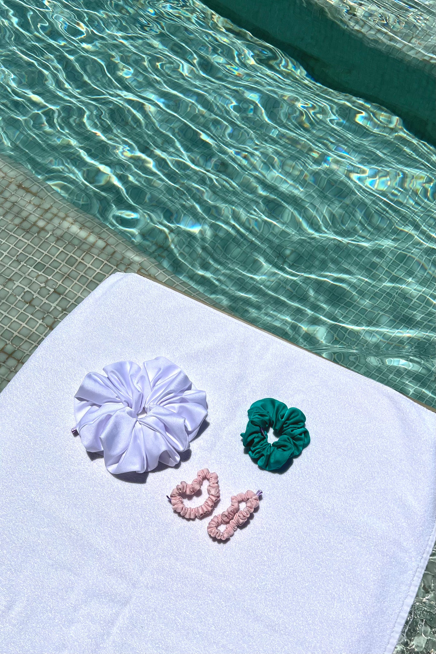 Poolside Swim Scrunchie Set