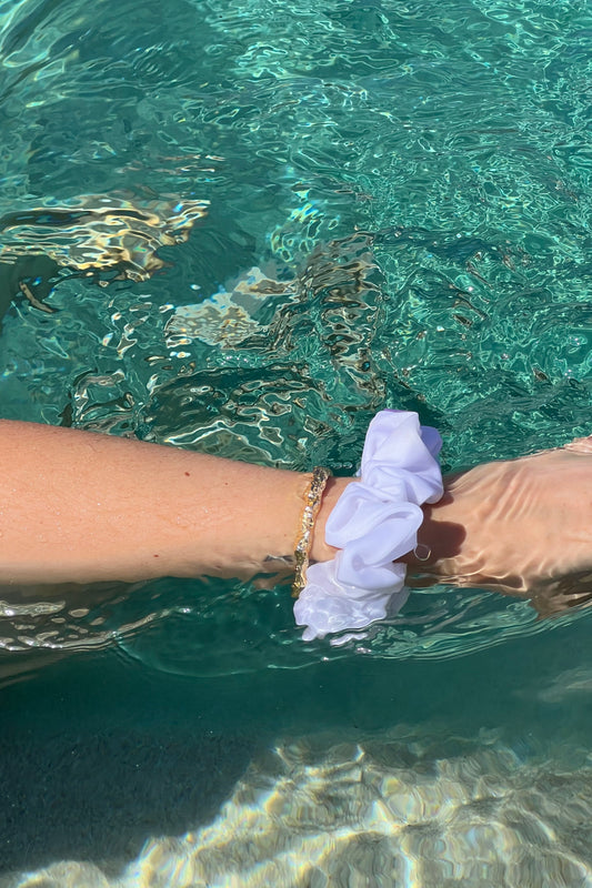 Swim Scrunchie White Heat - Various Sizes